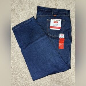 Wrangler Men's Relaxed Fit Jeans - Dark Blue